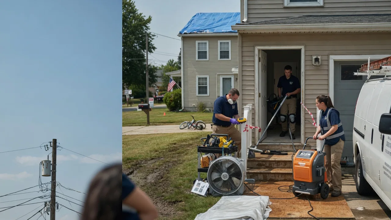 Water Damage Repair in Shirley, IN near me